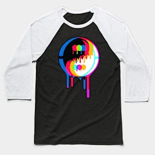 Drippy Trippy Yin and Yang Baseball T-Shirt